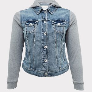 Torrid Denim knit jacket